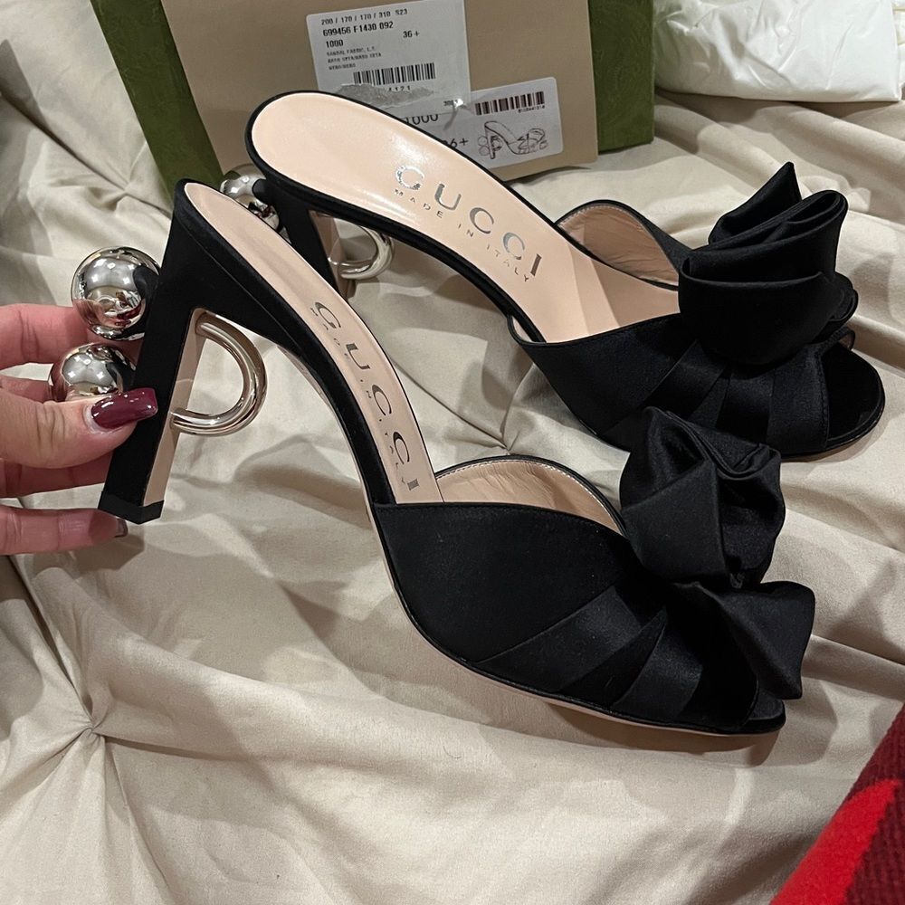Gucci Fabric Raso Seta Nero